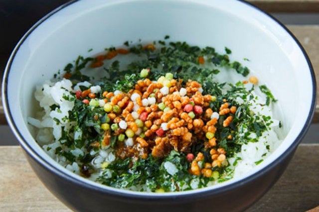 お届け例：玄米茶漬けの素