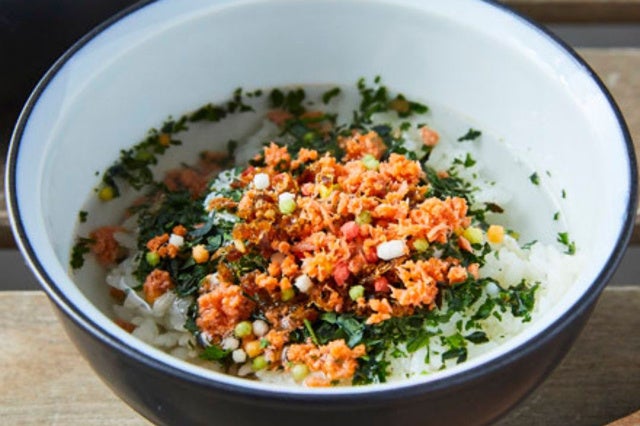 お届け例：鮭茶漬けの素