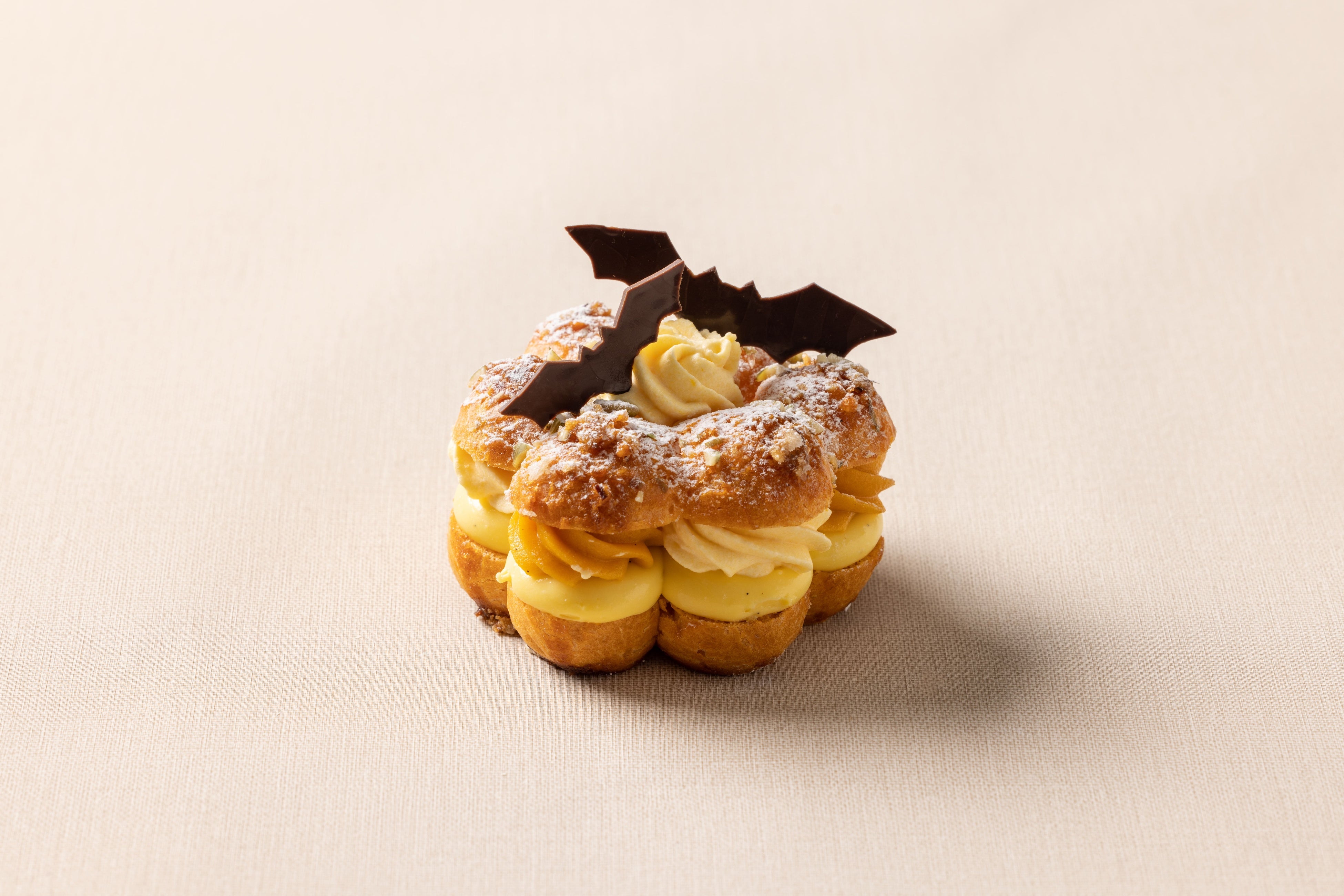 タイトーくじ　喫茶モコモカ　ラストハッピー賞　パンケーキ風クッション 東京カフェ𖦊ັ anzu to momo ⚐⚑⚐ ＊ もものパンケーキSET