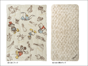 ディズニー創立100周年限定デザインのあったか寝具をディノスが発売