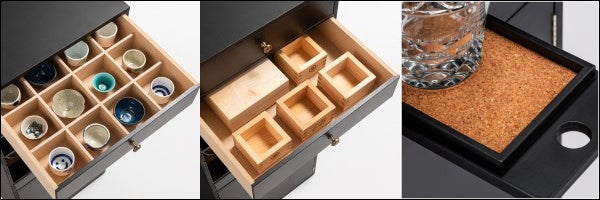 右から_上段1段目・上段2段目・中段オープン部トレー