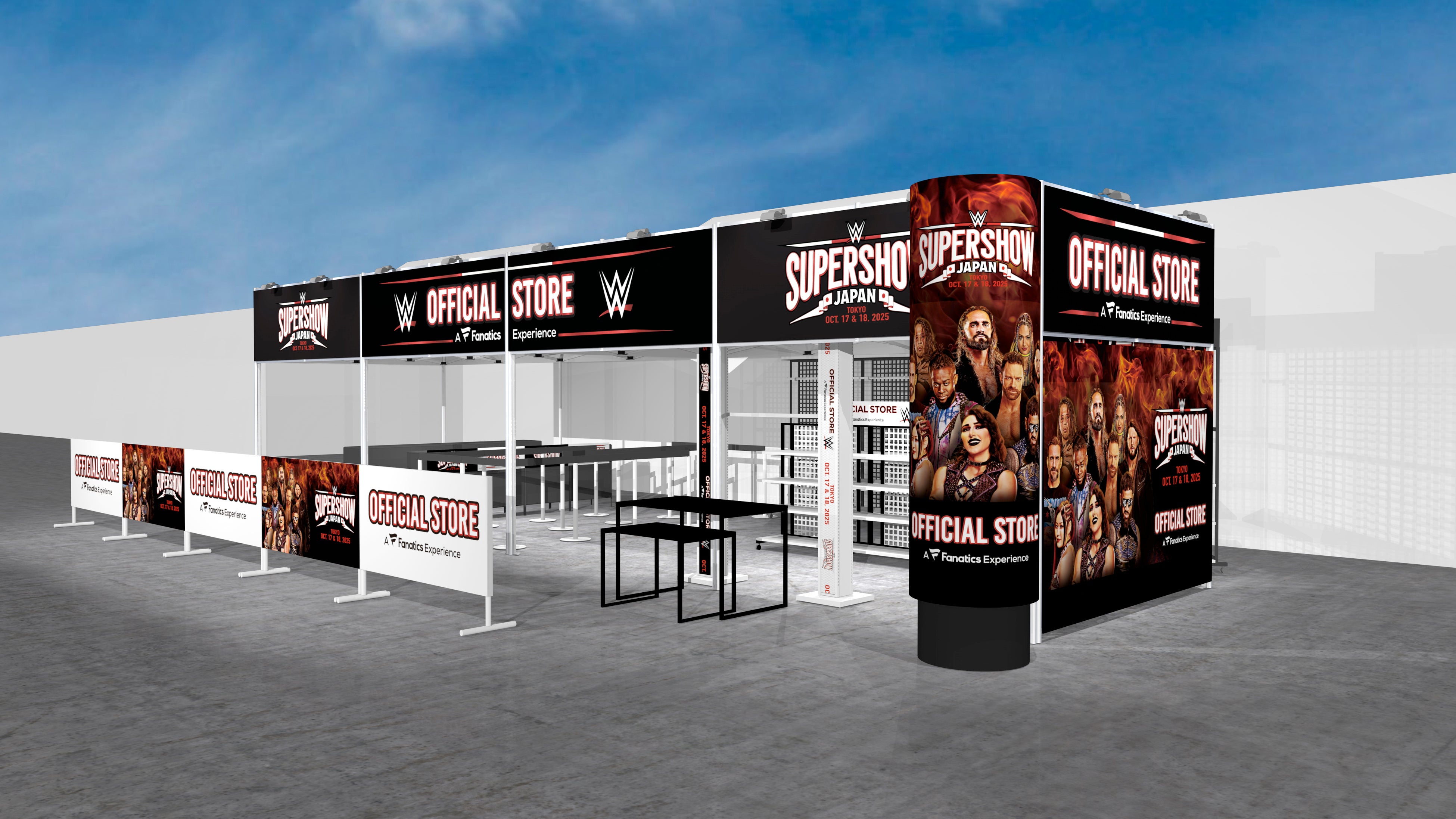『WWE SuperShow Japan』会場グッズ販売について
