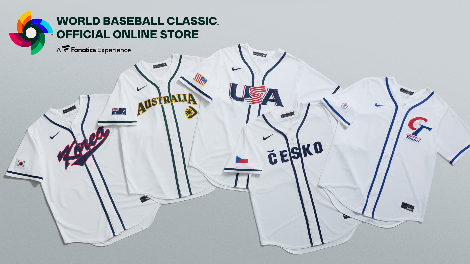 前回大会準優勝アメリカや、韓国、チャイニーズ・タイペイなど　WORLD BASEBALL CLASSIC™出場チームスタジアムジャージが販売開始！