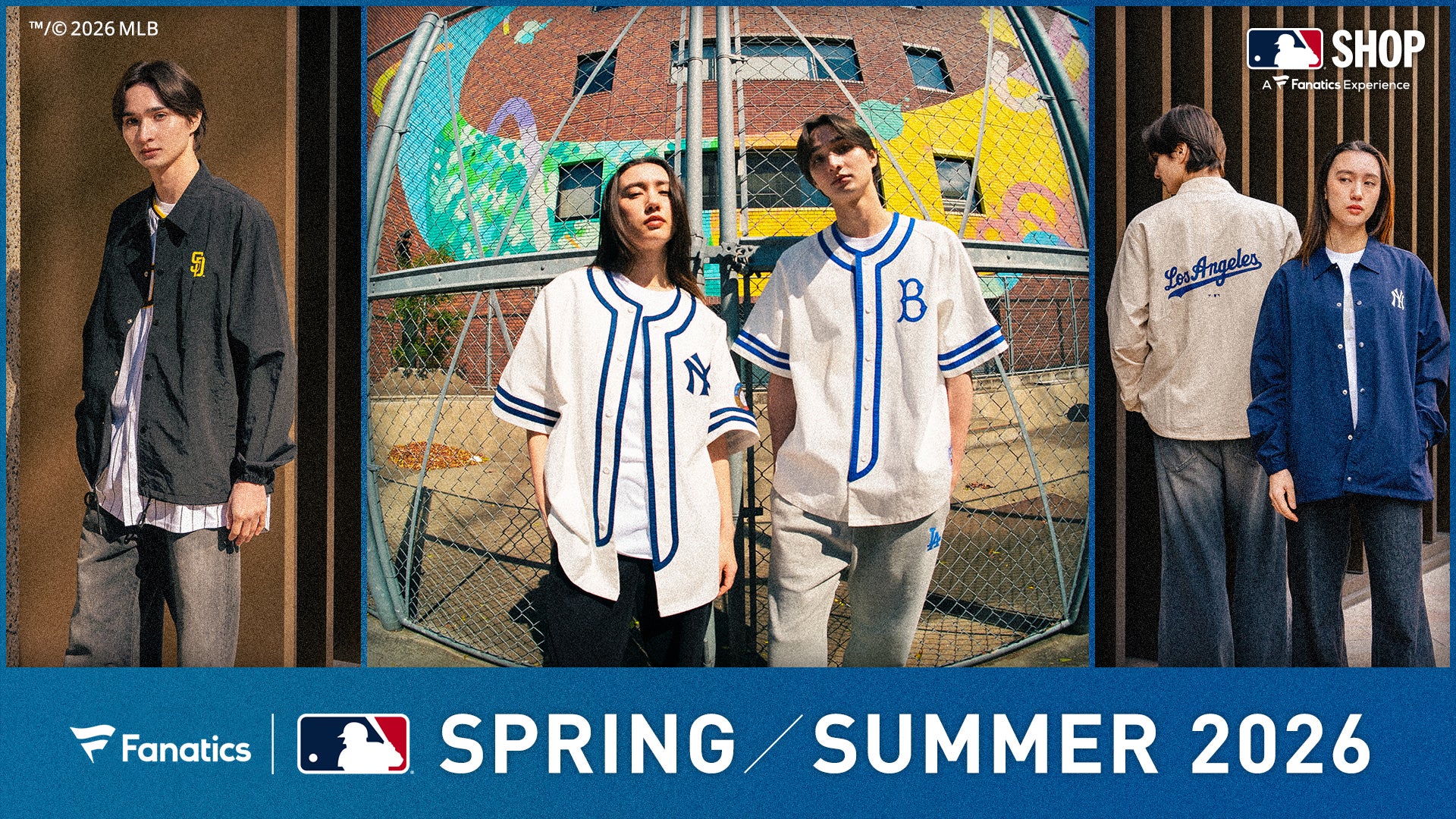 MLB Spring Summer Collection 2026 を4月2日より販売開始 | ファナ MLB Spring Summer Collection 2026 を4月2日より販売開始 | ファナ