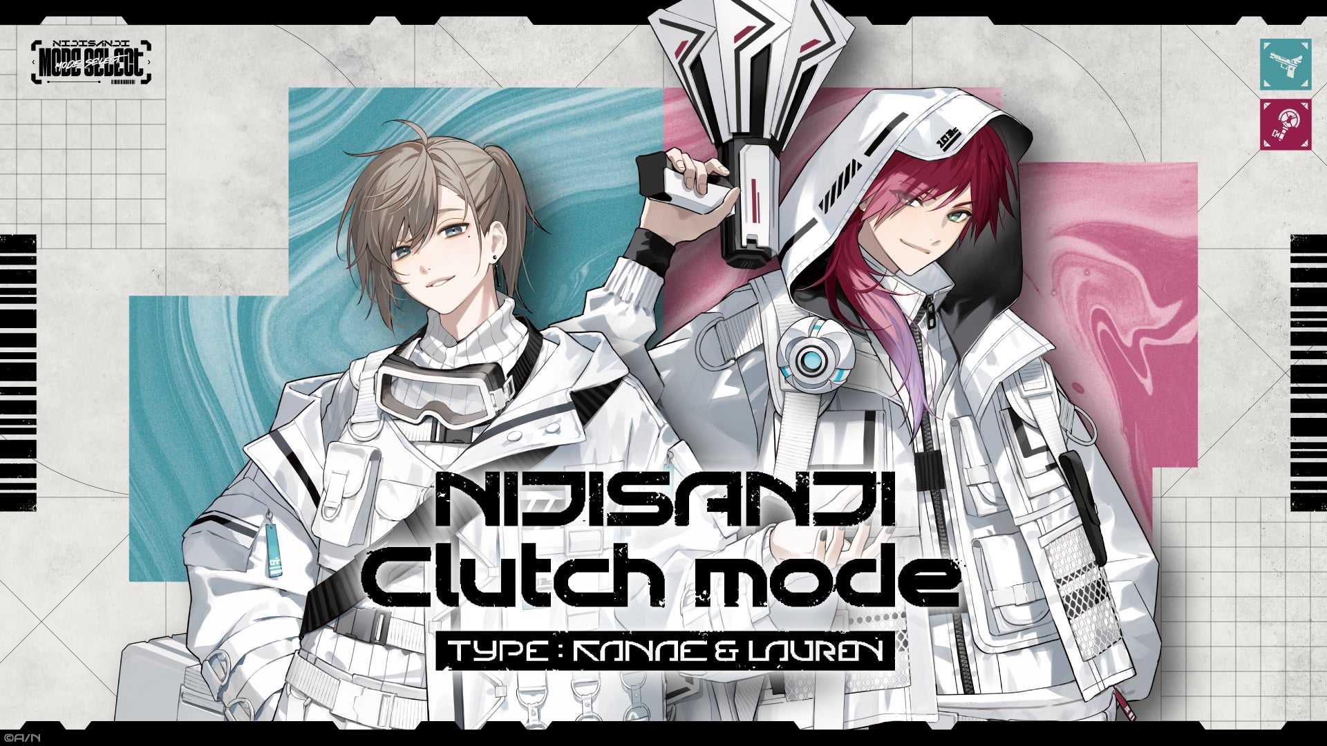 にじさんじ 叶 クラッチモード crutchmode 缶バッジ NIJISANJI Clutch Mode Type:Kanae & Lauren」グッズを11月13日