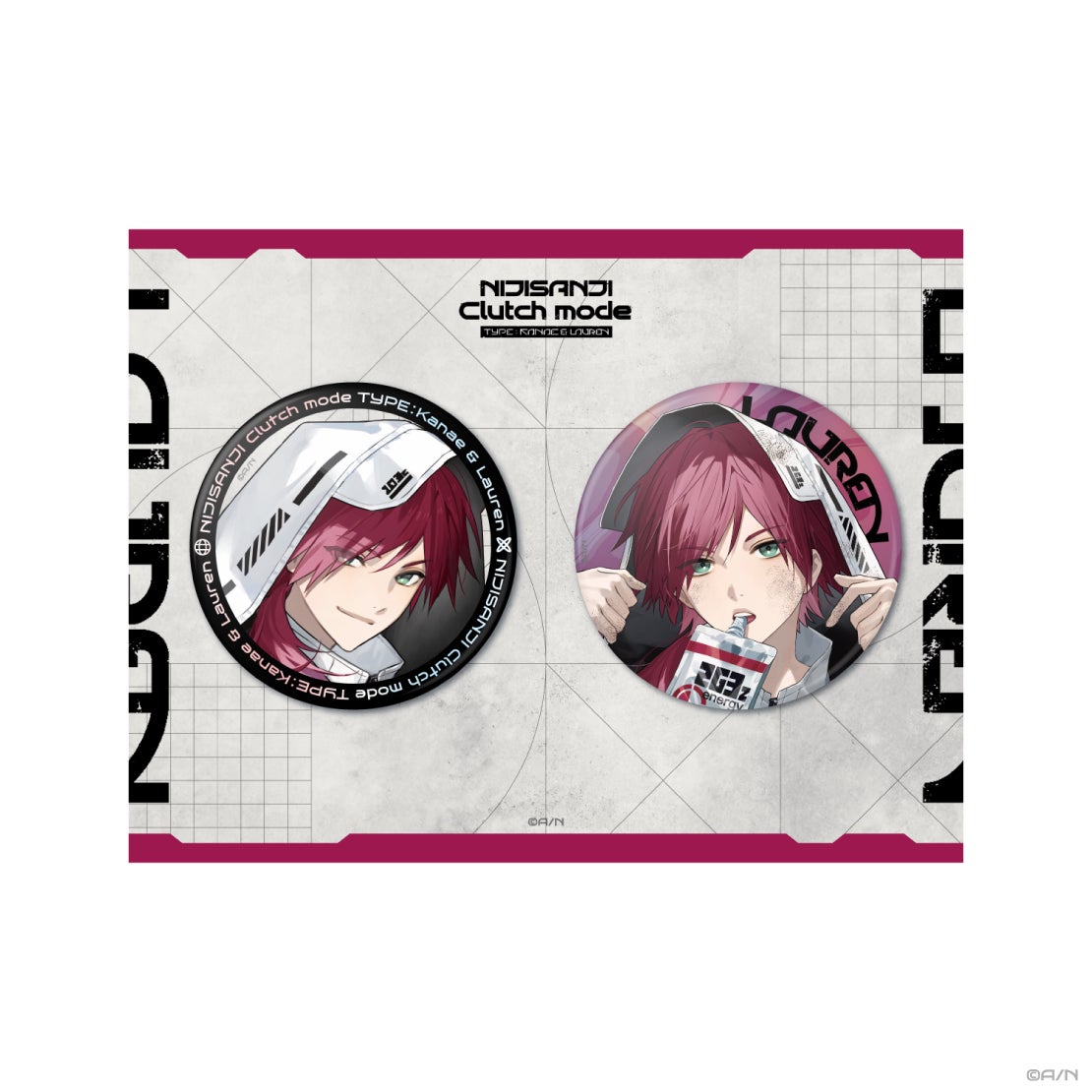 にじさんじ clutchmode ローレン・イロアス 缶バッジ 48個 NIJISANJI Clutch Mode Type:Kanae & Lauren」グッズを11月13日