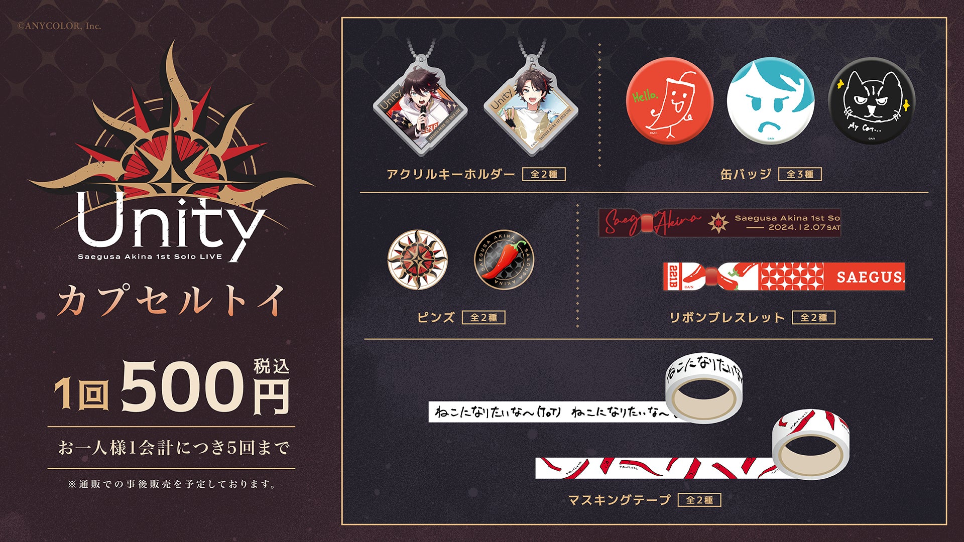三枝明那 グッズ Saegusa Akina 1st Solo LIVE