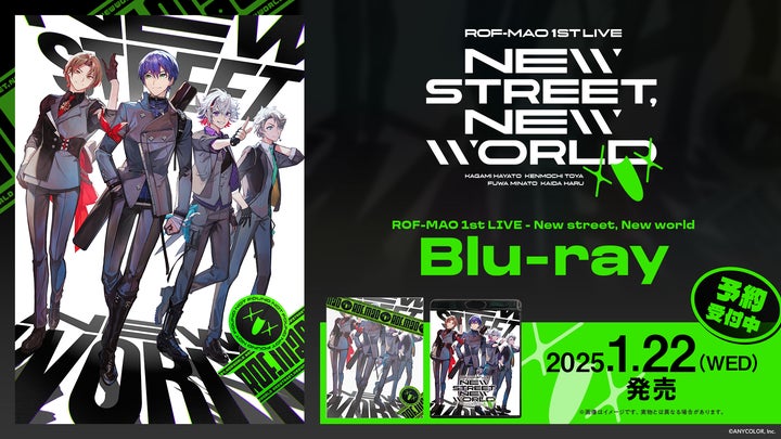ミュージック ROF-MAO/1st LIVE New street,New world 30865-1047-