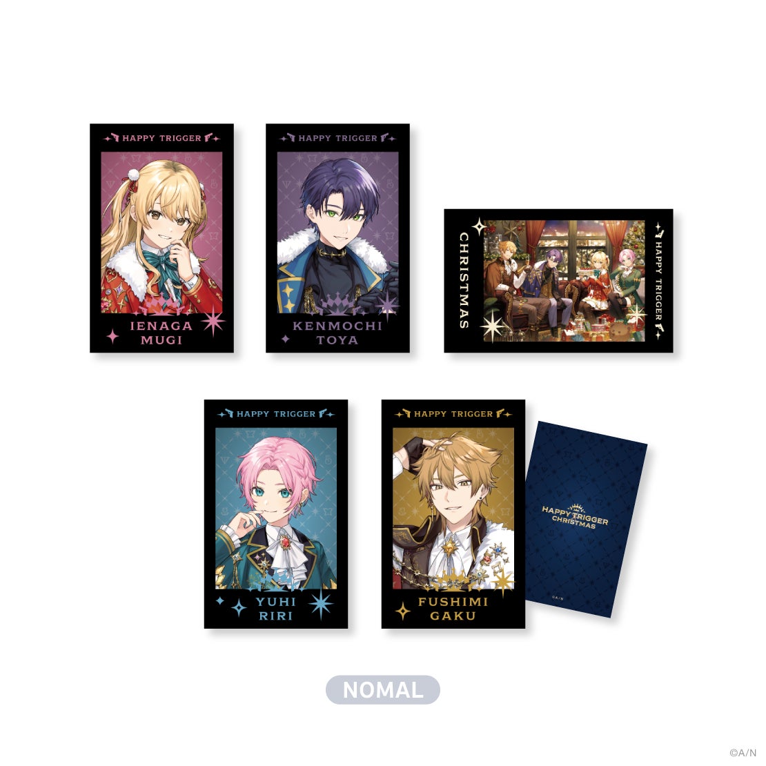 夕陽リリ ハピトリ クリスマス 缶バッジ 等身 HAPPY TRIGGER CHRISTMAS」グッズを2024年12月5日(木)18時から