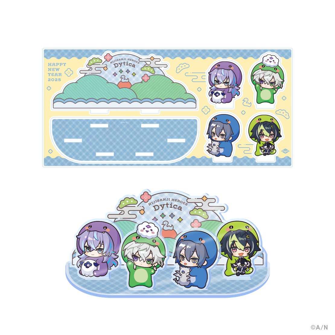 にじさんじ Dytica HappyPack 缶バッジ 伊波ライ 5点 Dytica Happy Pack 2025」を2025年1月1日(水)0時販売開始!特別