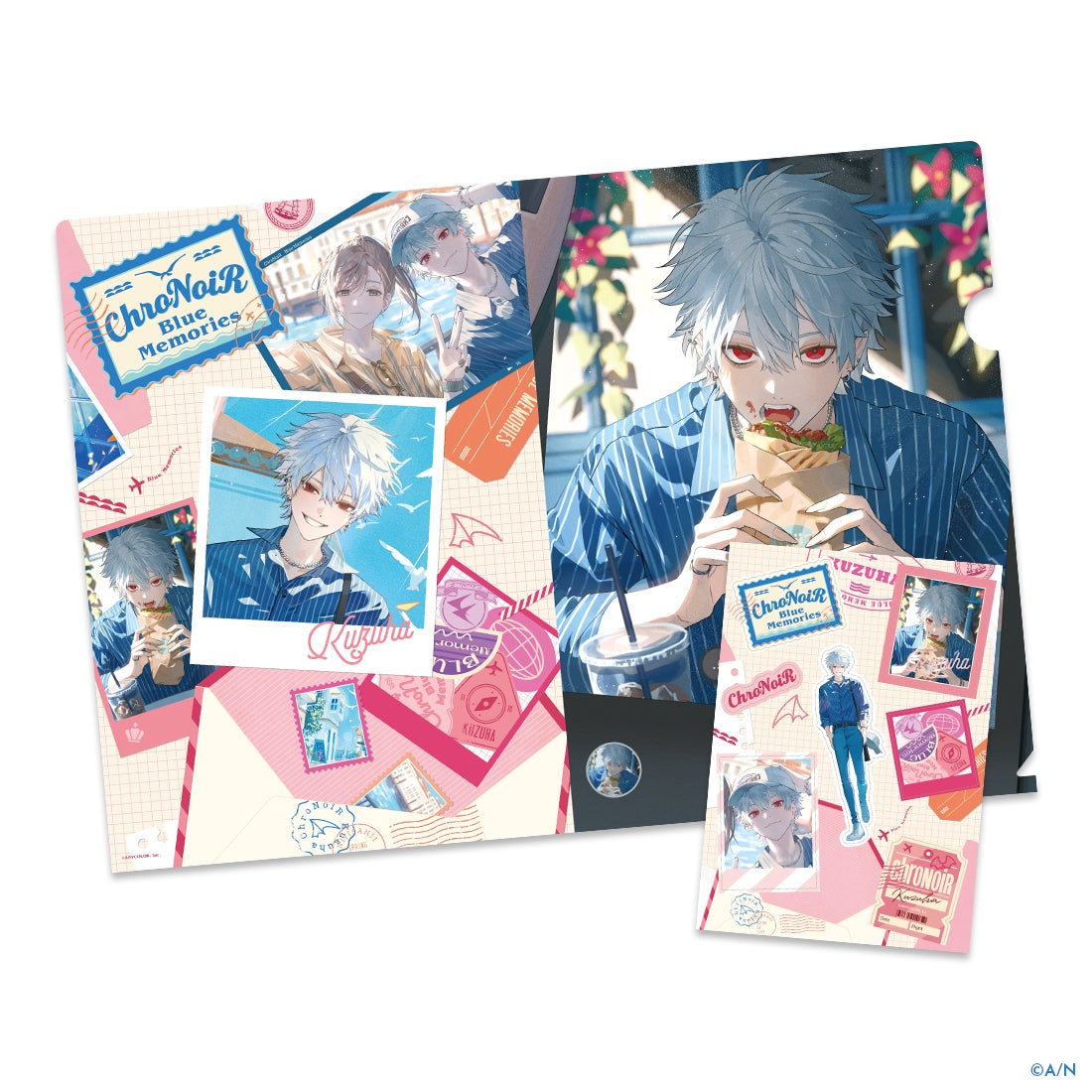 ChroNoiR Blue Memories 葛葉 コンプリートセット ChroNoiR Blue Memories」グッズが4/8 18時よりにじさんじ