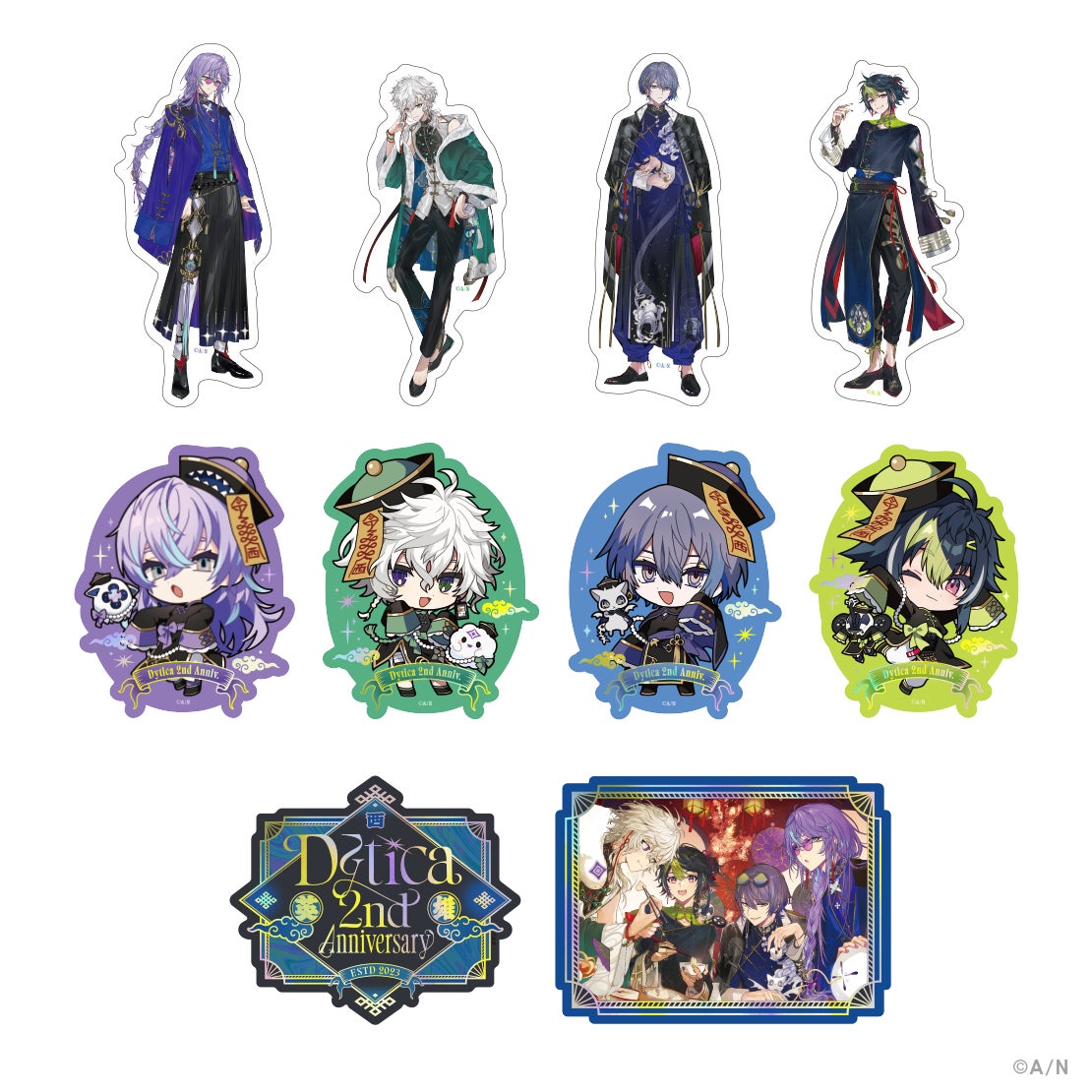 にじさんじ Dytica 小柳ロウ イヤホン 2周年 チェキ ステッカー 特典 Dytica 2nd Anniversary」グッズを2025年4月16日(水)18時から