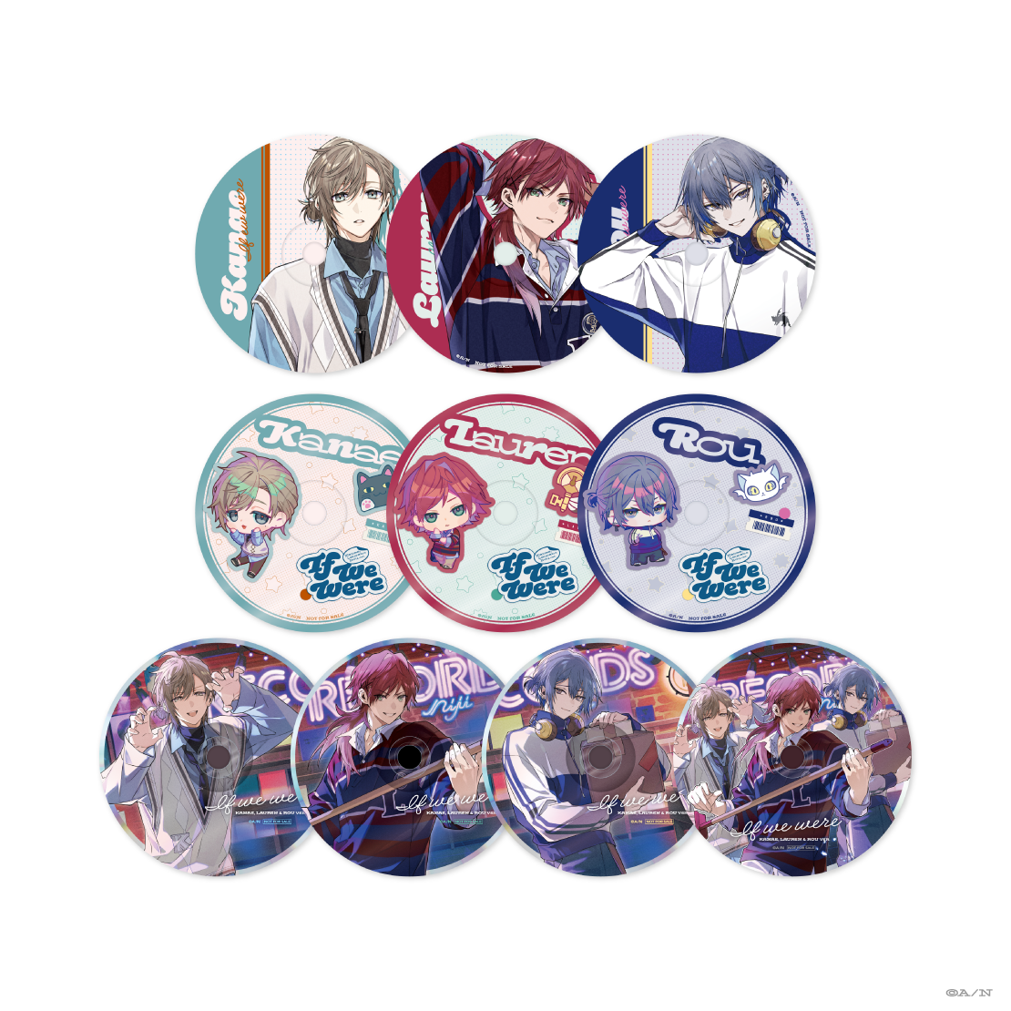 にじさんじから「If We Were ~Kanae, Lauren & Rou ver.~」グッズが