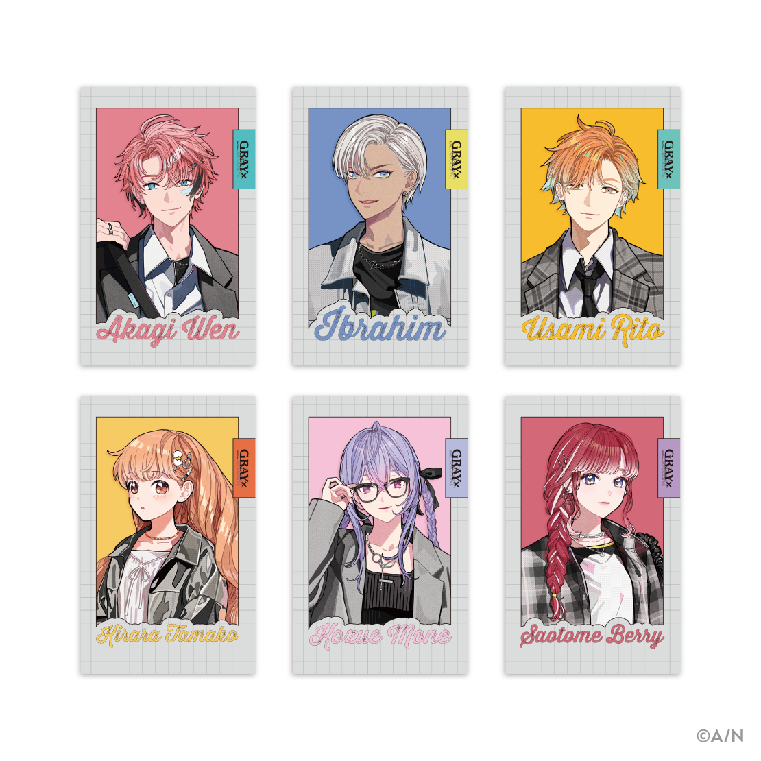 にじさんじから「GRAY×ACCENT」グッズが登場！2025年11月6日(木)18時