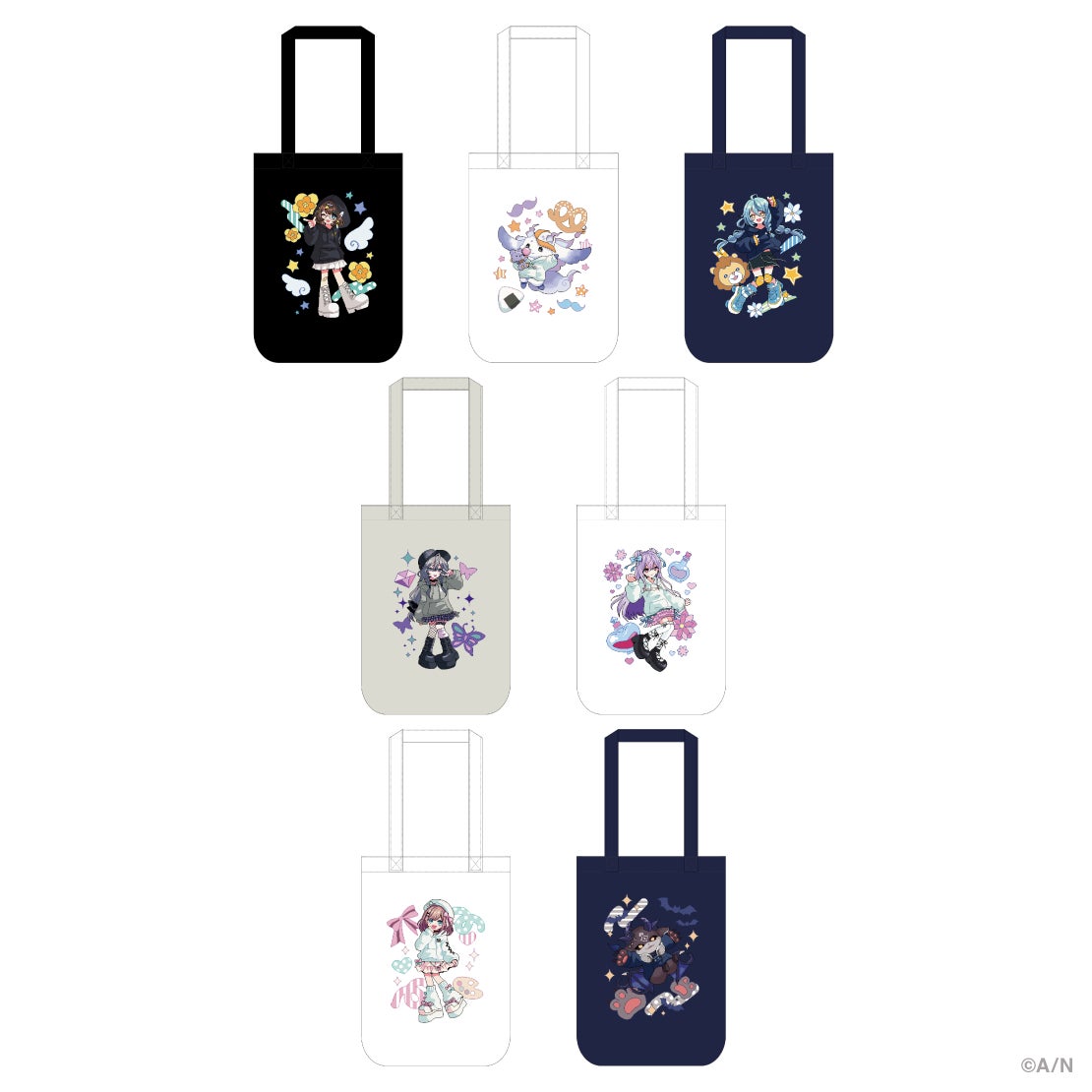 にじさんじ「2434 HOODIE vol.1」グッズが10月23日(金)19時から販売開始!ライバー7名のプロデュースパーカーなど全4種類
