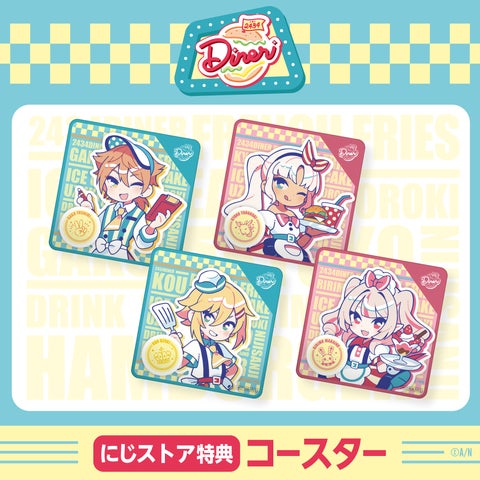 にじさんじ 伏見ガク 缶バッジ 2434diner ダイナー 12点セット 30865-486-