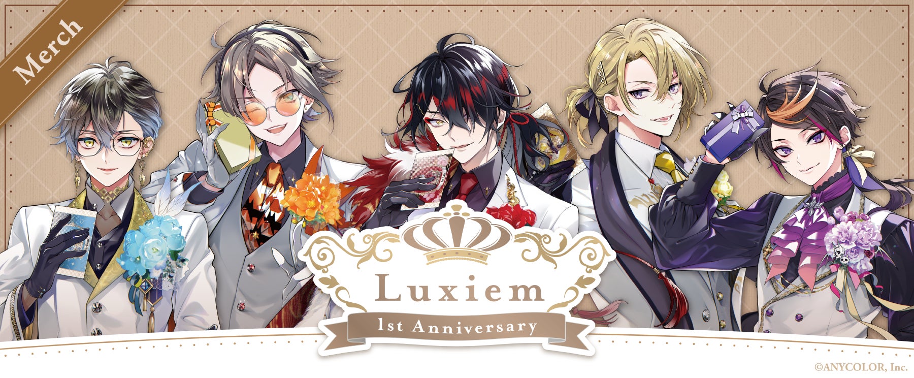 ミスタリアス Luxiem 1周年 にじさんじen にじさんじ 缶バッジ