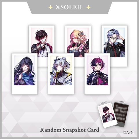 initial step in NIJISANJI 静凛 チェキ風カード NIJISANJI EN『XSOLEIL(エクソレイ)』First Step Goods & Voice