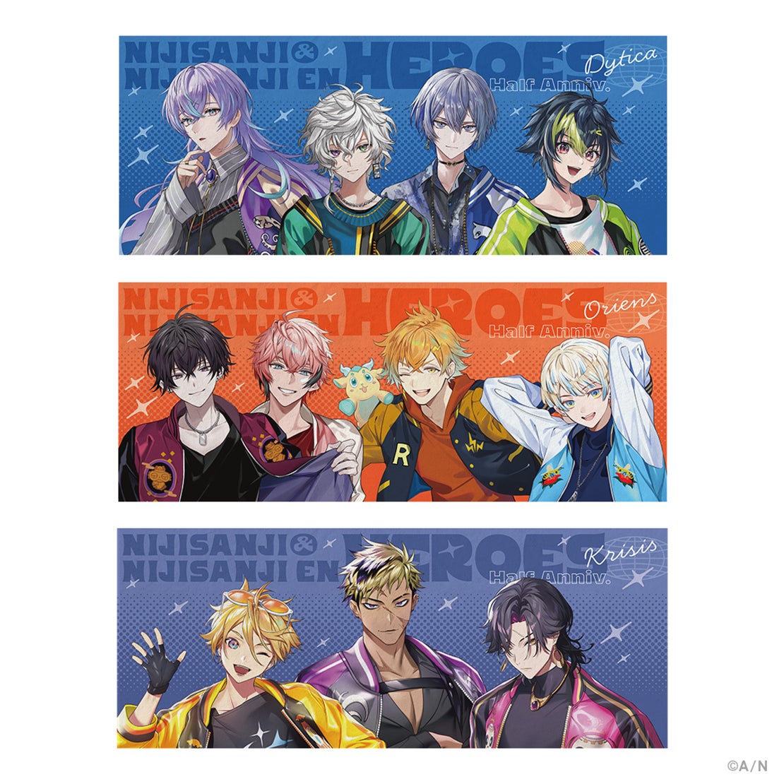 伊波ライ ハーフアニバグッズセット NIJISANJI & NIJISANJI EN HEROES Half Anniversary」グッズ