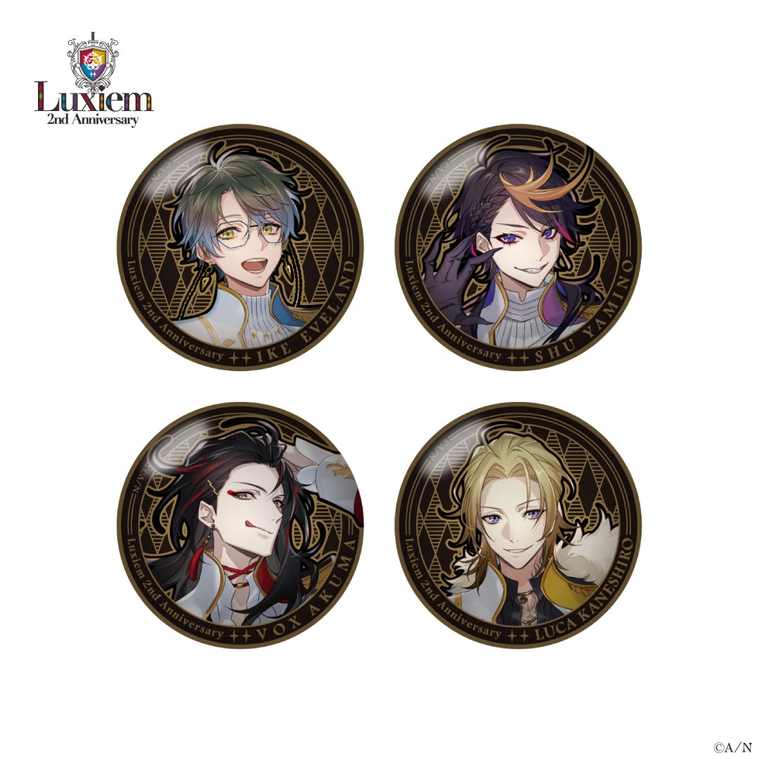Luxiem Ike 新衣装 缶バッジ NIJISANJI EN「Luxiem 2nd Anniversary」2023年12月18日(月)11時