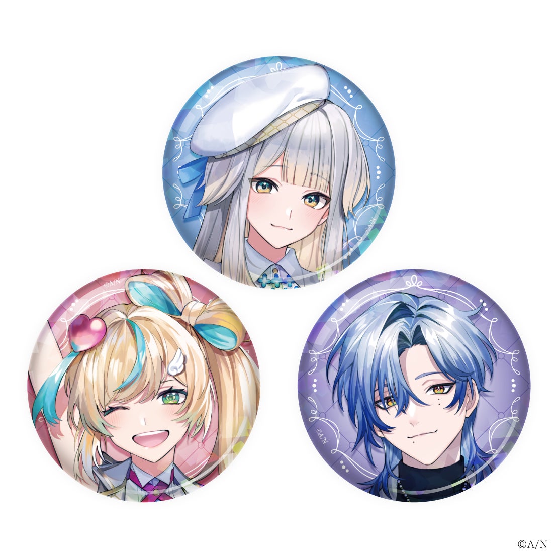 ミラン ケストレル ハーフアニバーサリー みたらし団 缶バッジ にじさんじの「みたらし団 Half Anniversary」グッズ、2024年5月