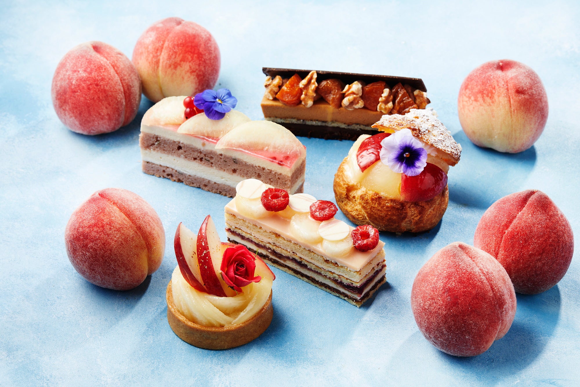 写真：ピーチスイーツイメージ（パティスリーSTRESSED）