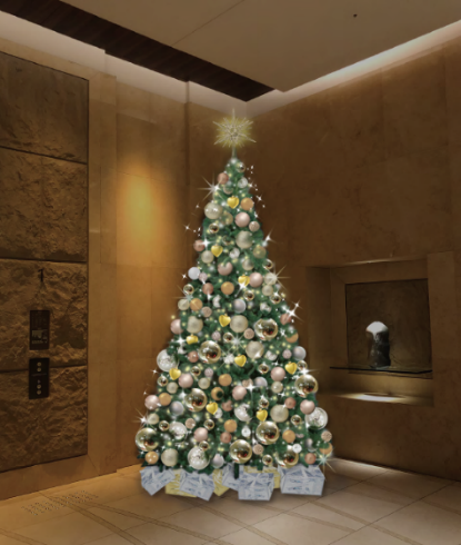 写真：クリスマスツリーイメージ