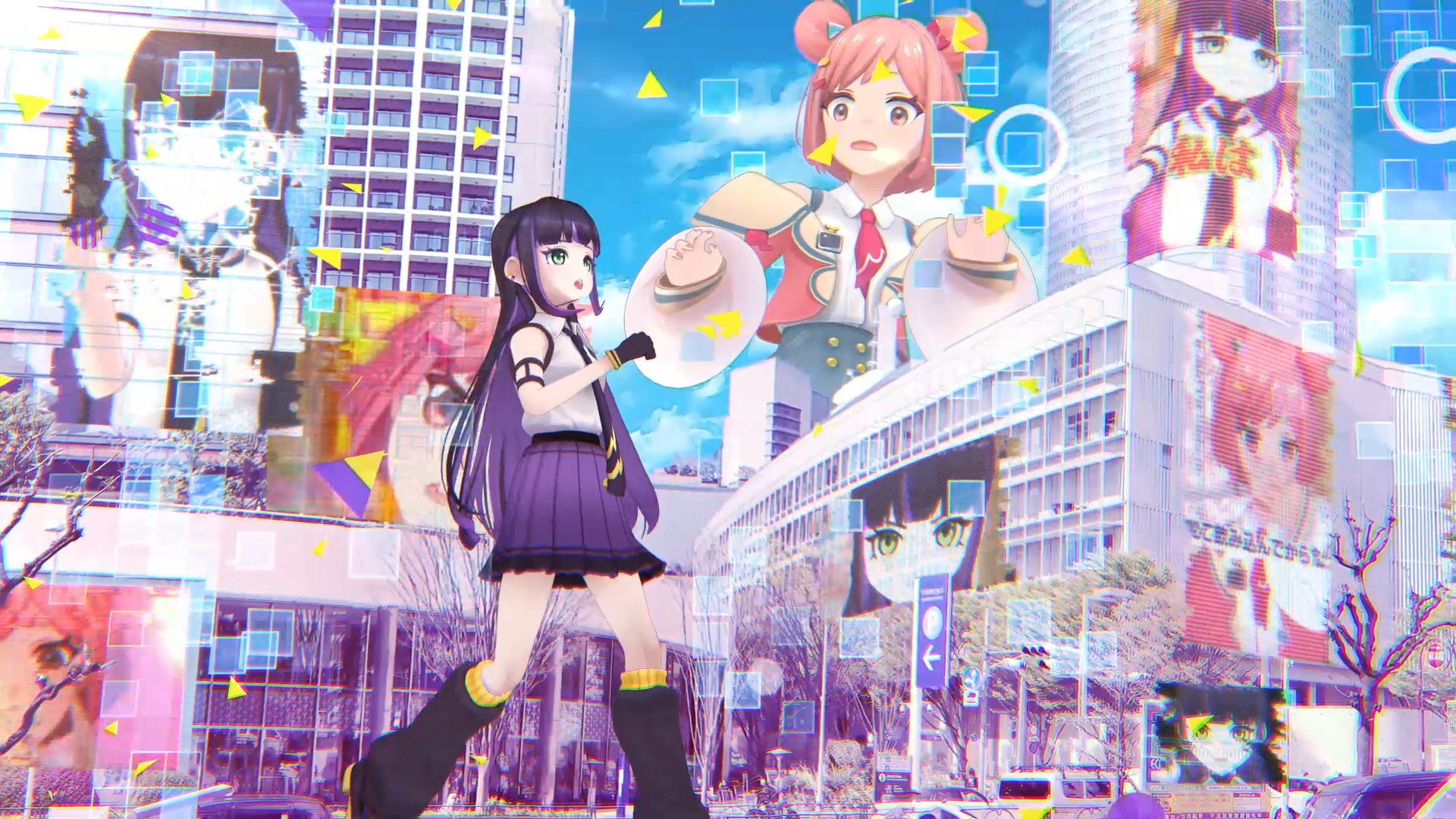 MVの舞台はバーチャル空間に再現された六本木！