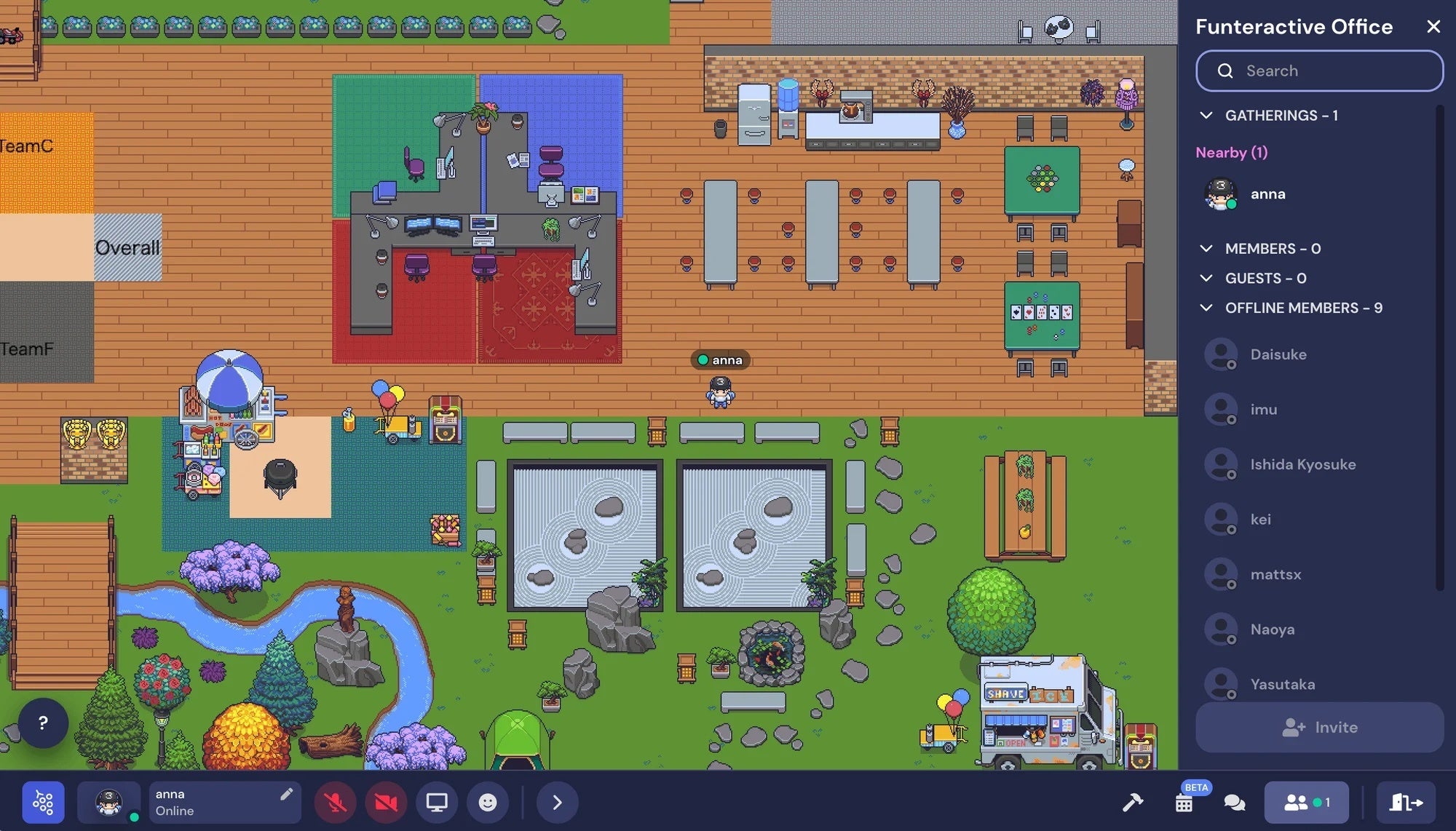 バーチャルオフィス「Gather」