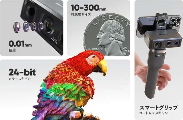 最大35%オフ!】Makuakeにて「3DMakerpro製3Dスキャナー『Seal』」の 最大35%オフ!】Makuakeにて「3DMakerpro製3Dスキャナー『Seal』」の