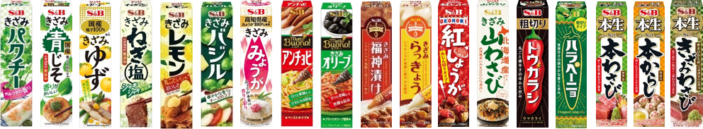 ＜チューブ調味料商品例＞ 