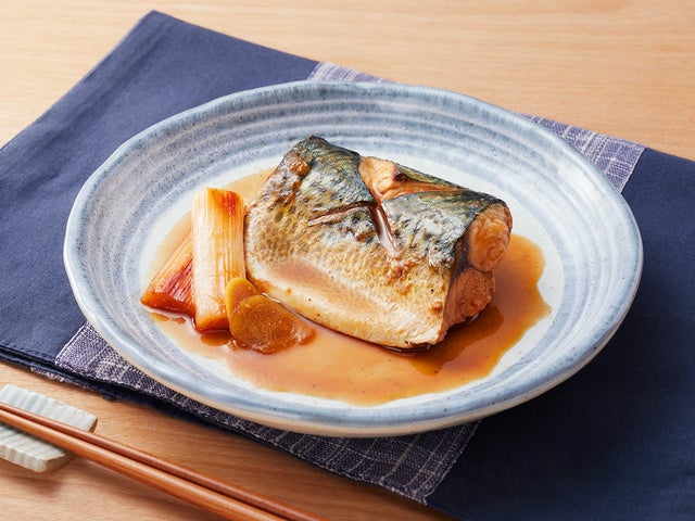 ＜ナツメッグを使ったさばの味噌煮＞