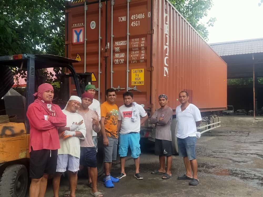 『ハイシャル』が提携する輸出業者の現地（セブ島）での様子