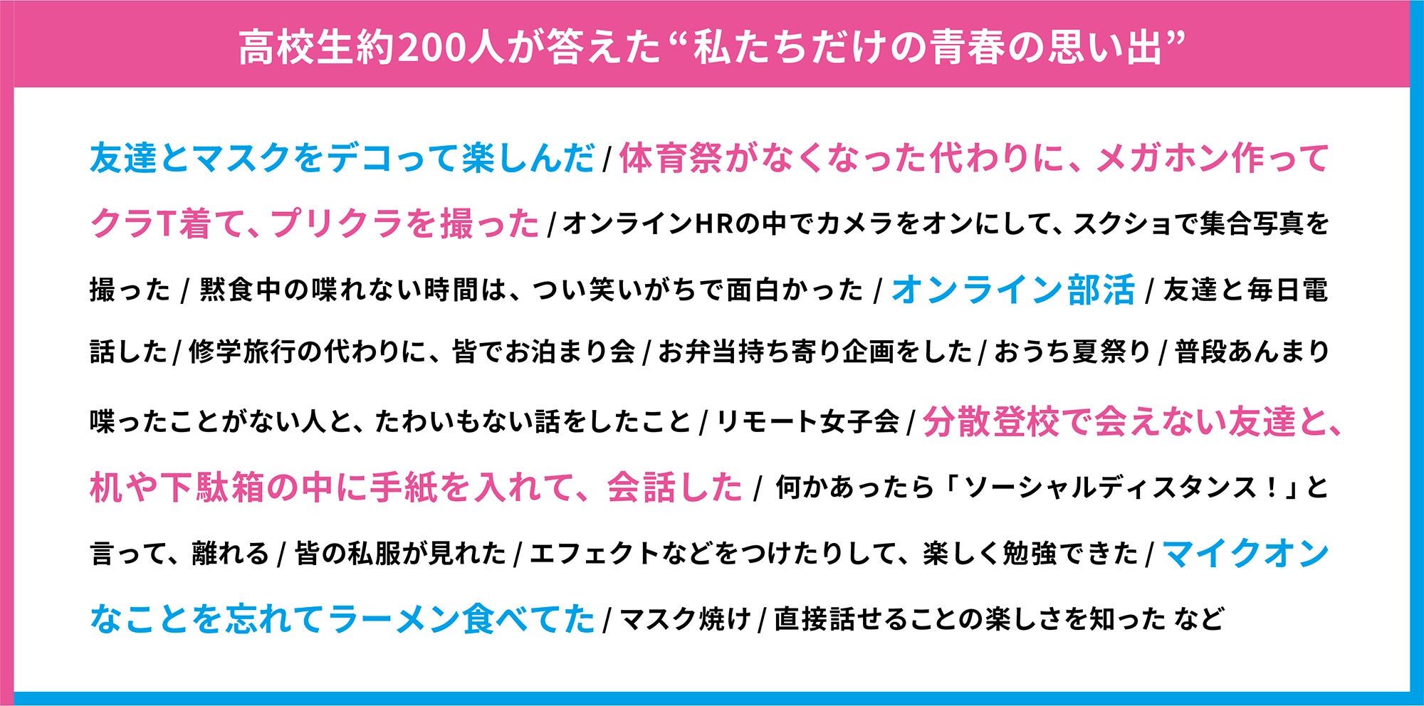 高校生約0人の声から誕生した スーツのはるやま卒業生応援ムービー ワタシたちだけの青春vlog 2月22日 火 公開 株式会社はるやまホールディングスのプレスリリース