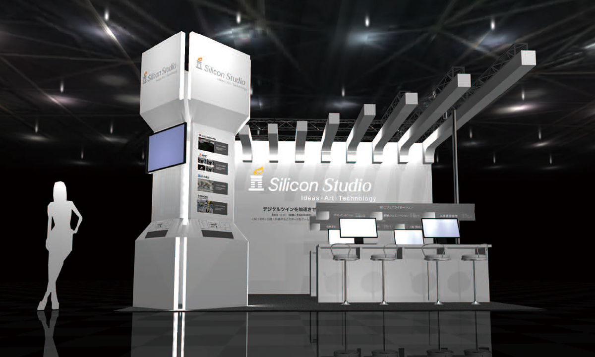 当社展示ブース（画像は製作中のイメージです）