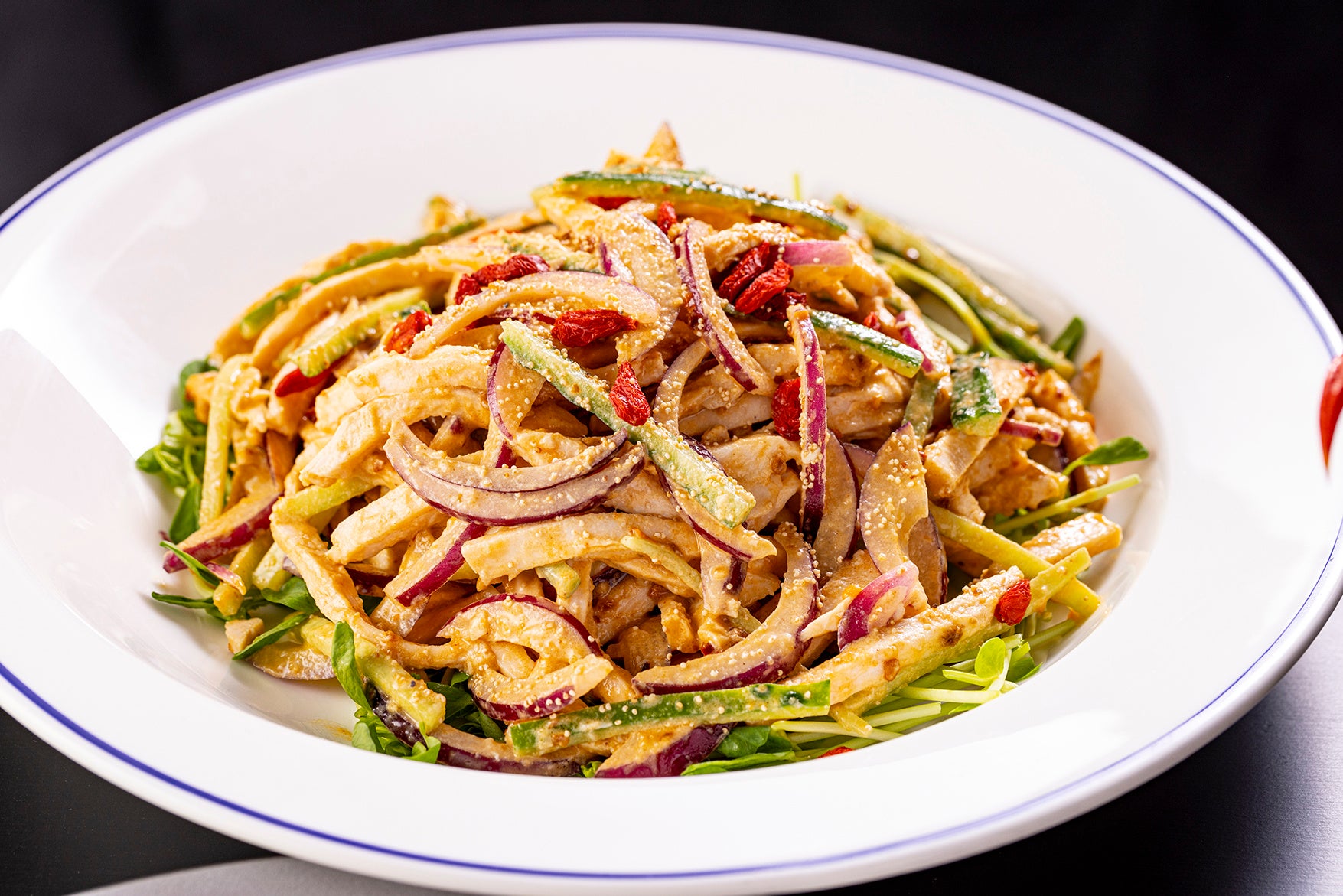 越前鶏肉の麻辣(マーラー)ソース