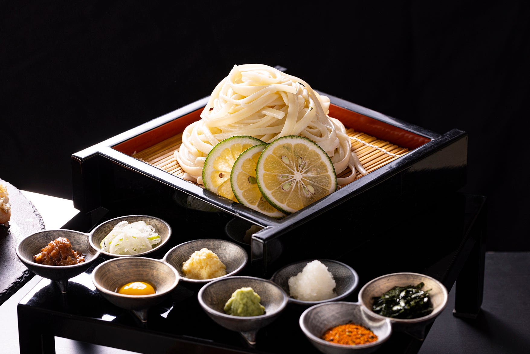 白エビと加賀蓮根の青海苔ジュレ和え