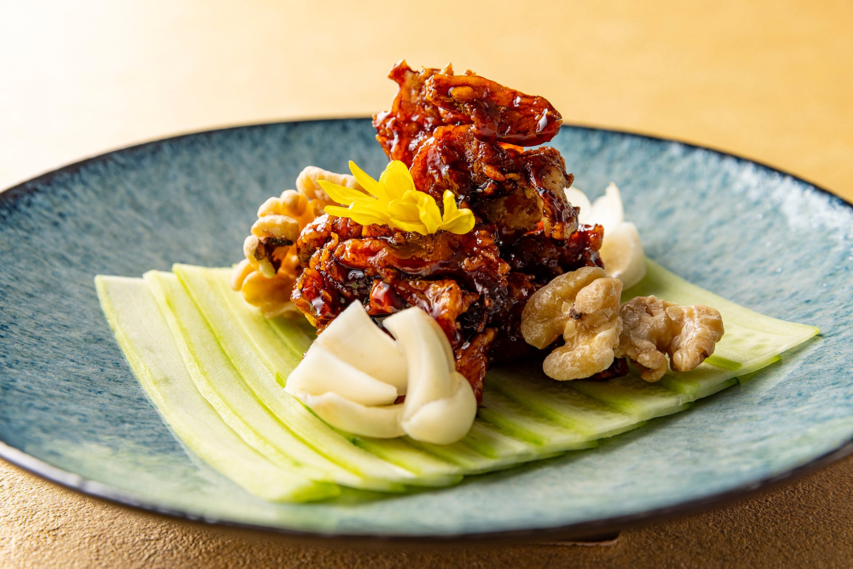 ヤマブシ茸の媽蜜(マーマ)ソース