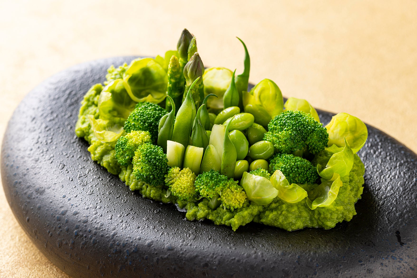 季節野菜のサラダ　青汁ドレッシング