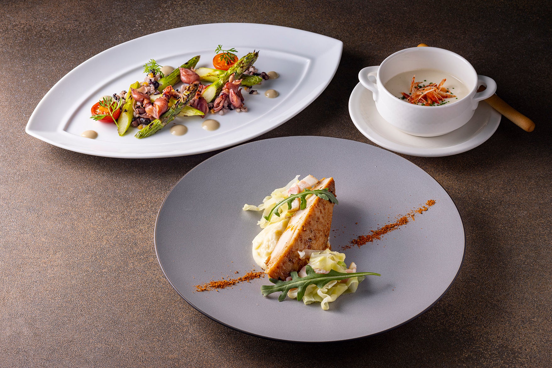 オールデイダイニング「セリーズ」　ディナーコース4皿