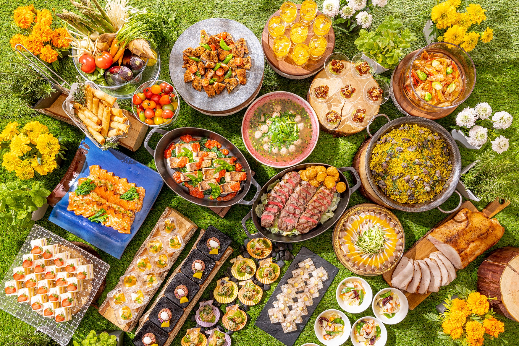 コンラッド東京、平日限定「シェフズ・トリート・ランチビュッフェ