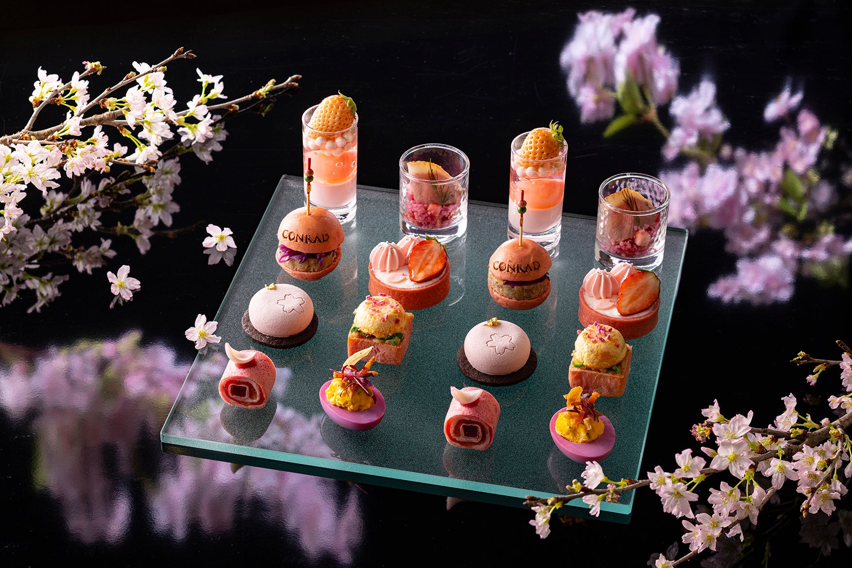 夜桜ハイティー