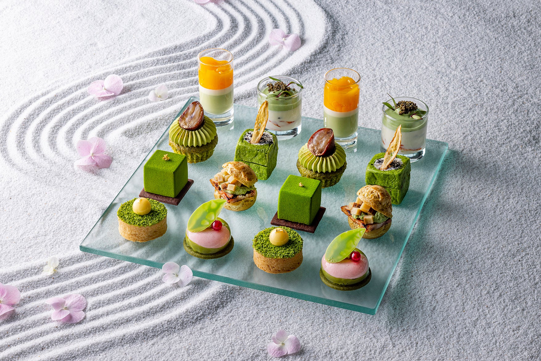 抹茶アフタヌーンティー in Zen Garden