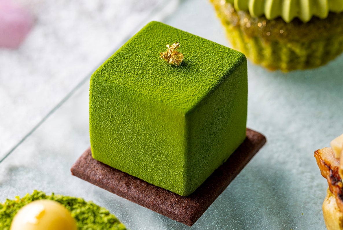 愛知県産有機抹茶のムース