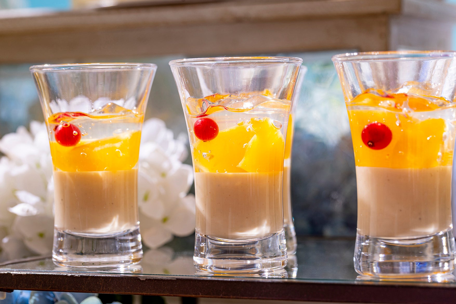 紅茶とアプリコットのゼリー