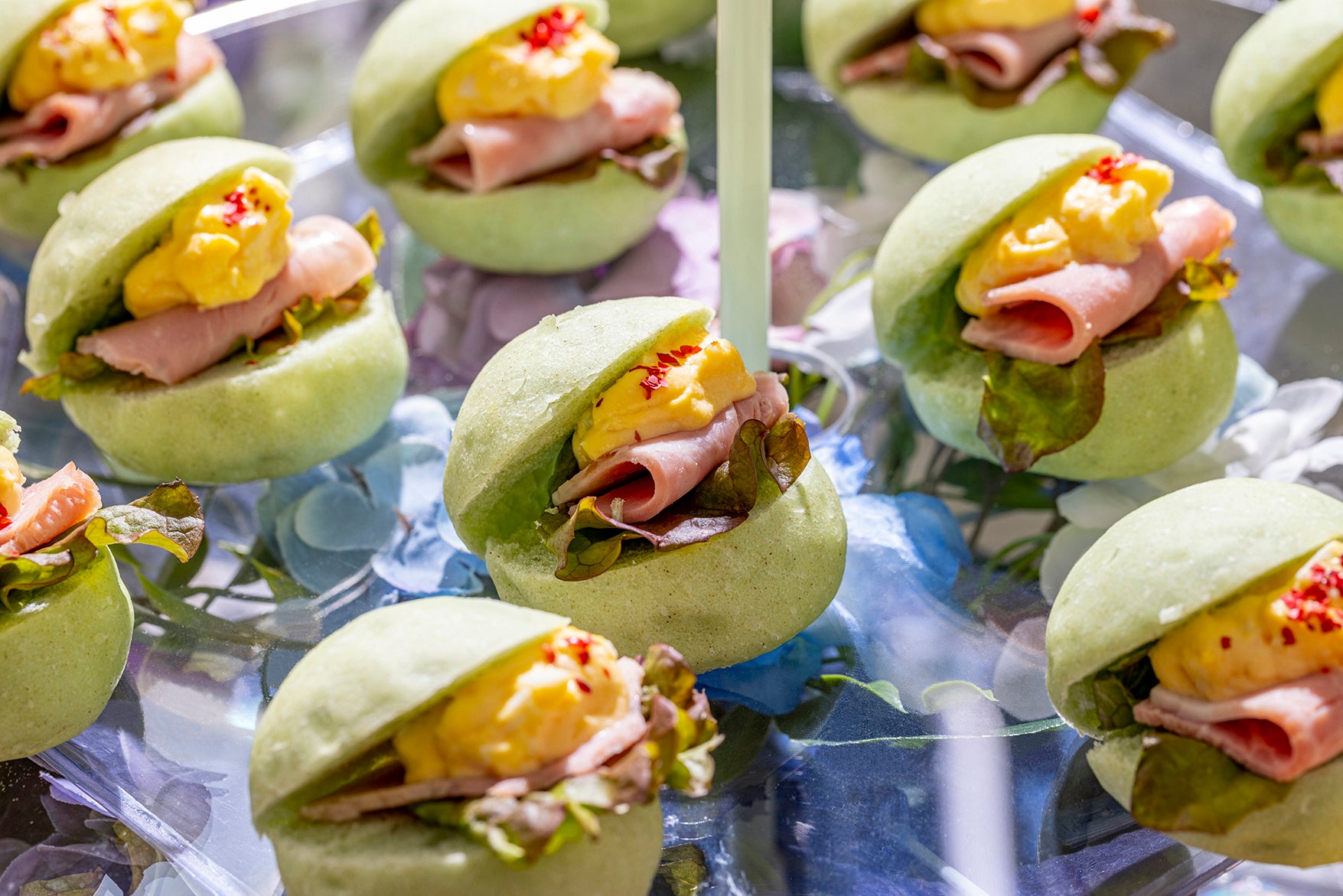 ジャンボンハムと玉子サラダのサンド