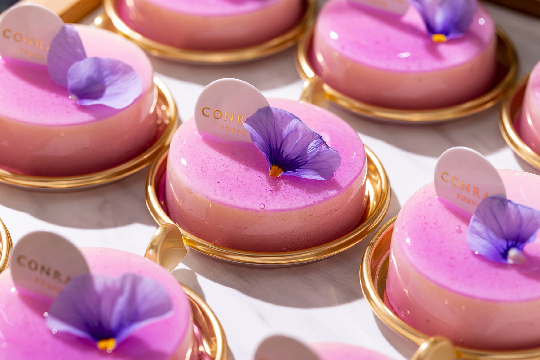 チェリージャムとバニラムース