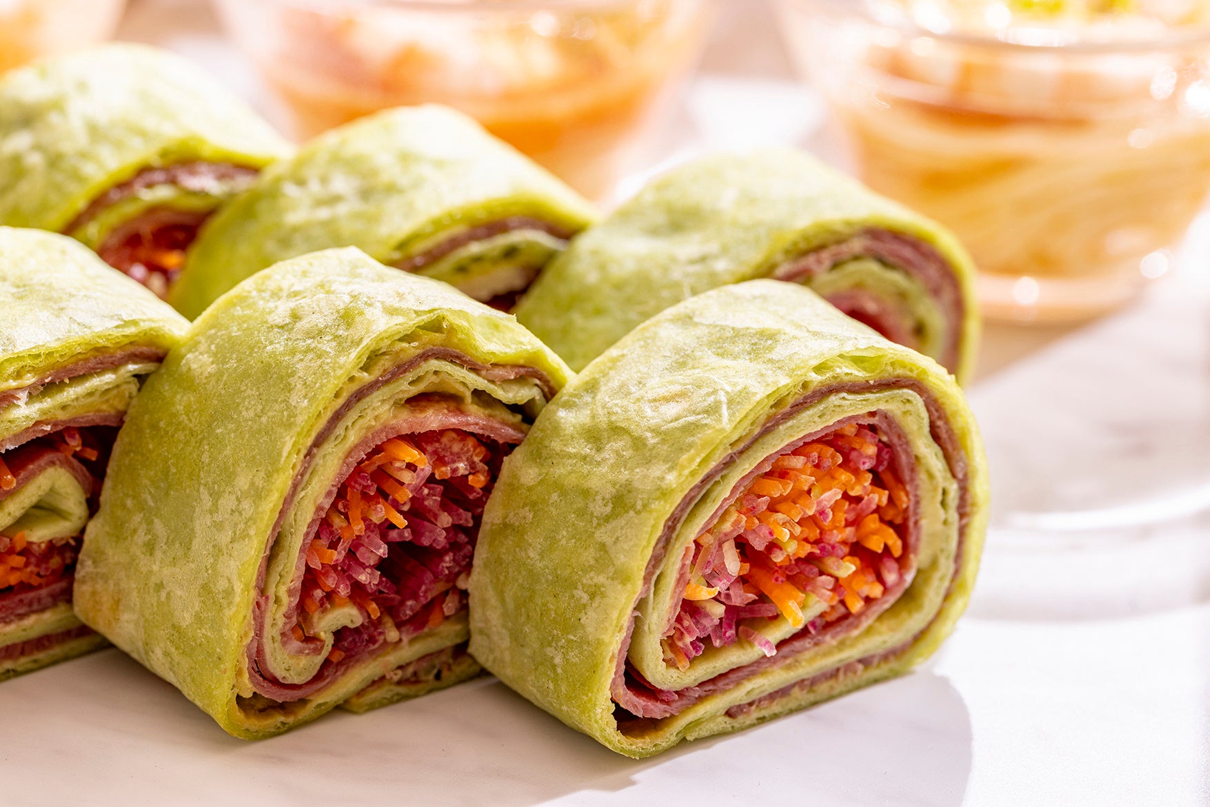 ビーフパストラミのトルティーヤ