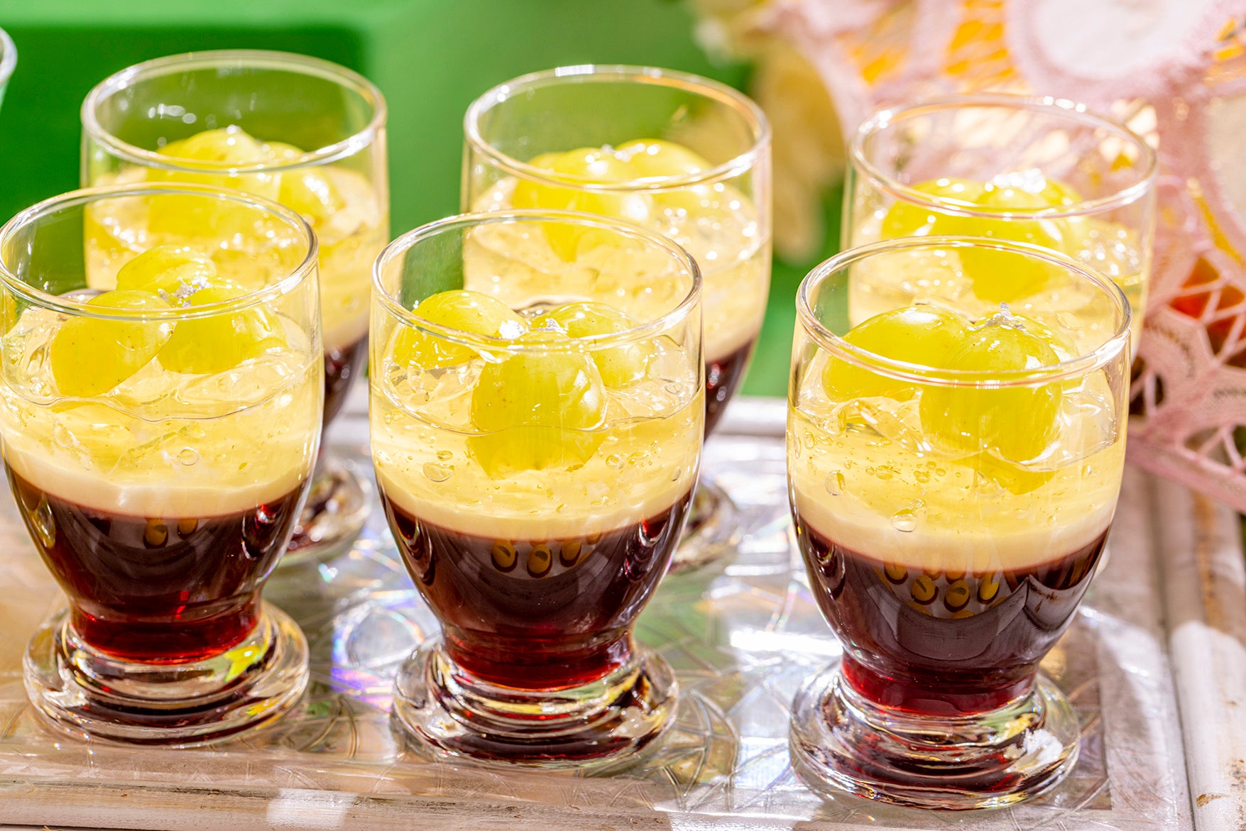 グレープとマスカットのジュレ