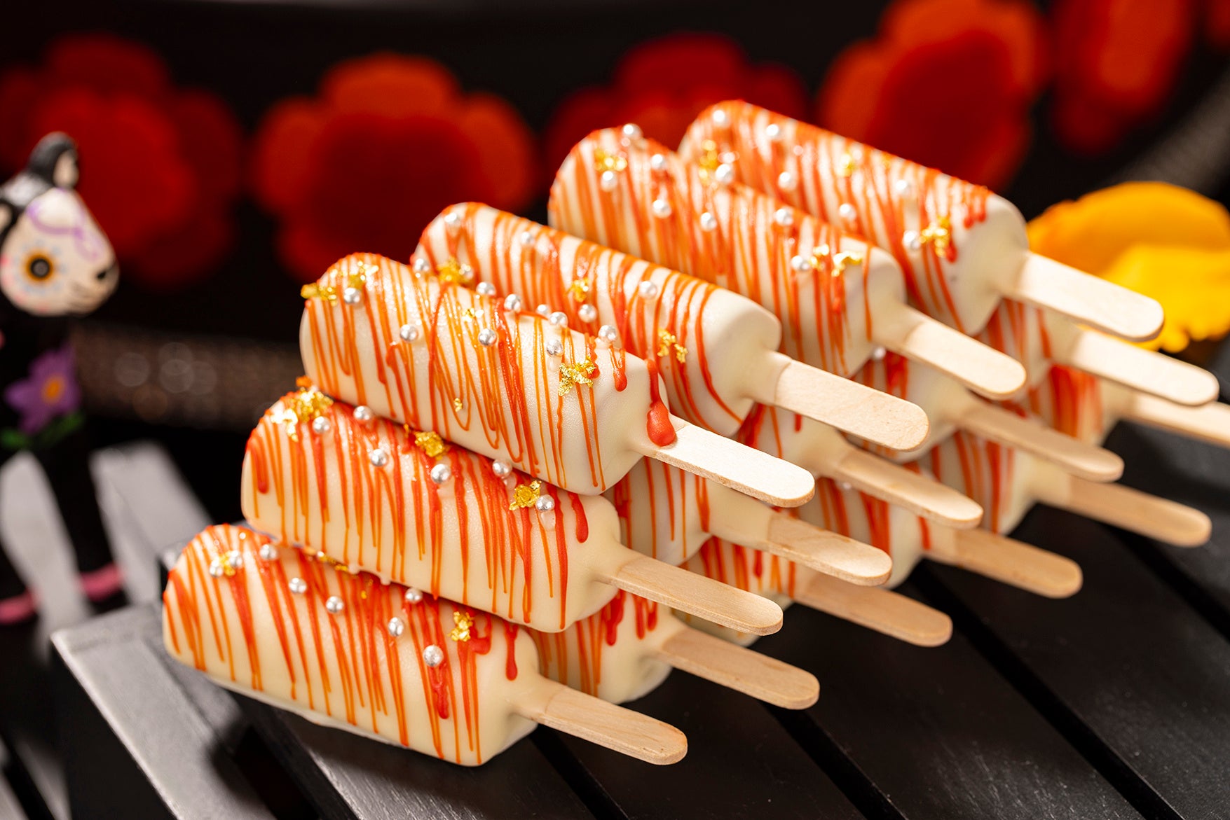 ホワイトチョコレートのロリポップ